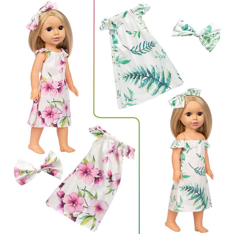 10 Sets Fashion 14.5 Inch Girl Doll Clothes and Party Dress for 14 - 14.5 Inch Doll Clothes Outfits and Accessories（No doll)