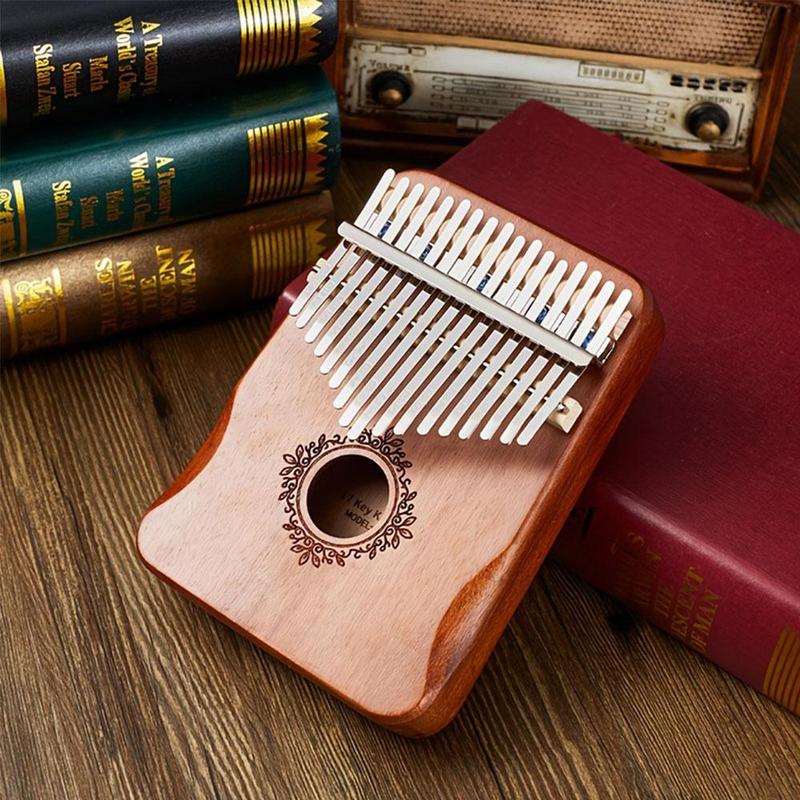 Travel 17-tone Kalimba Thumb Piano, 1 Count Musical Instrument For Beginner, Girl Toy, Creative Music Accessory, Musical Instruments & Accessories