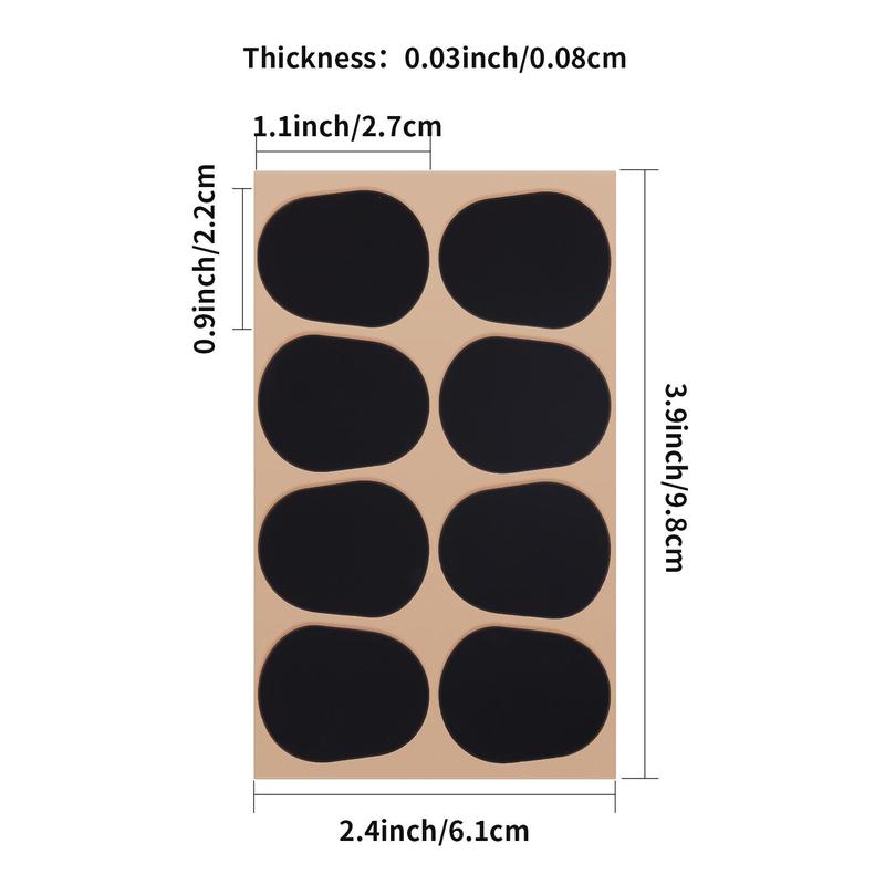 Saxophone Mouthpiece Pads, 8 Counts set 0.8mm Clarinet Pads, Musical Instruments & Accessories