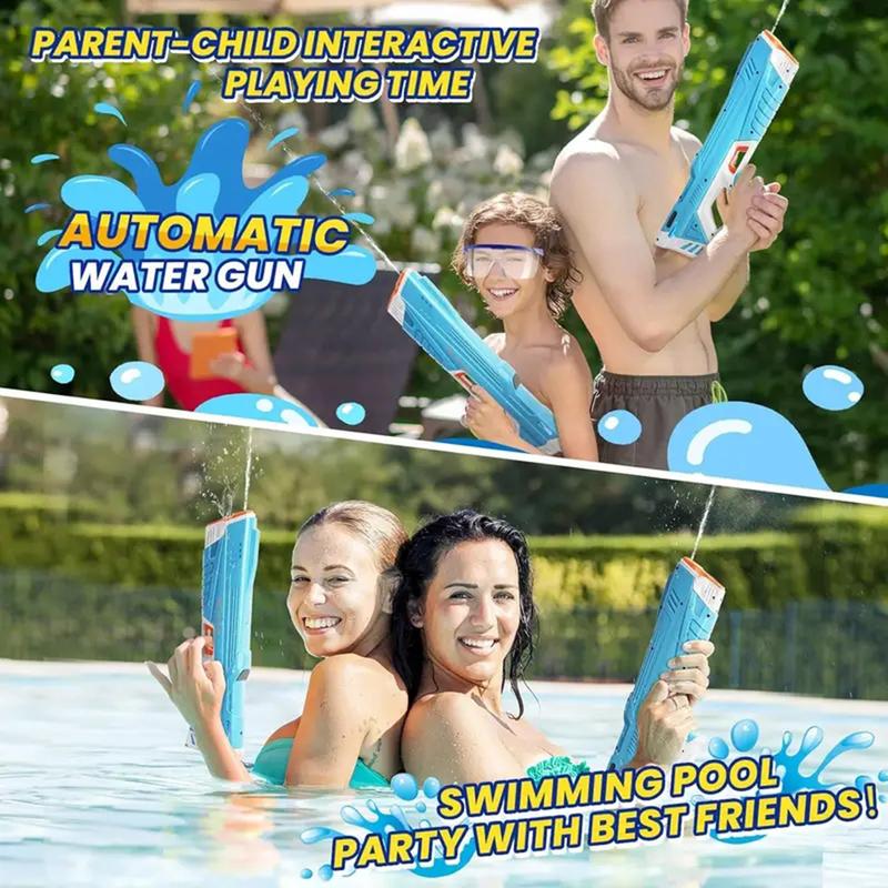 Electric Water Guns for Adults Kids 6-12, Powerful Automatic Squirt Gun, High Powered Shooting 100+ Blasts, Strongest Auto Water Blaster, Long Range 28-32 FT, Outdoor Toy Game Swimming