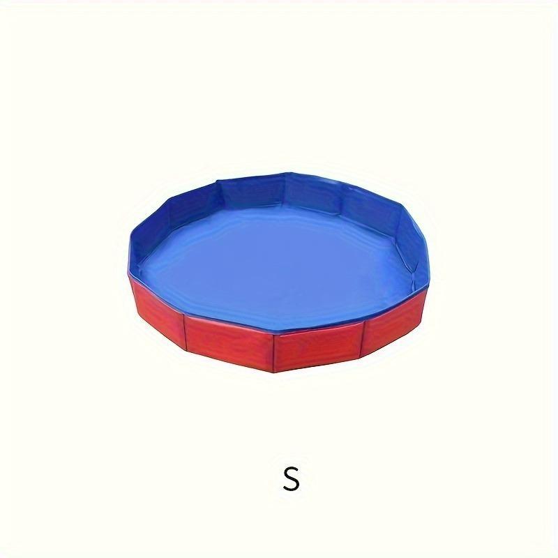 Foldable Pet Bathing Pool, Foldable Playing Bath Pool for Pets, Leakproof Bathing Tub for Indoor & Outdoor Backyard, Dog Toys, Water Toys