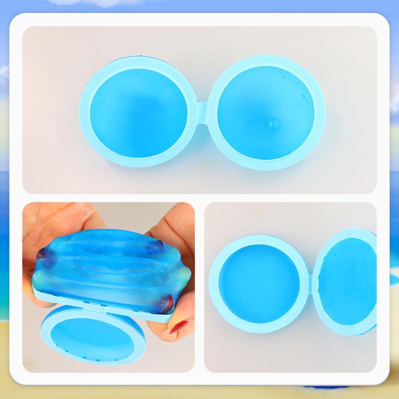 Reusable Round Silicone Water Balloon, Summer Gifts, Quick Filling Magnetic Water Bomb Balloon for Party Swimming Pool, Outdoor Water Game Toys for Teens & Adults, Summer Toys,  Kids Toys,  Toys for Kids  Beach Toys