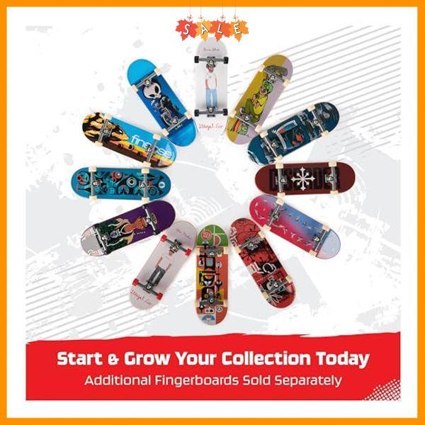 TECH DECK, Toy Machine Sk8shop Fingerboard Bonus Pack, Collectible and Customizable Mini Skateboards, Kids Toys for Ages 6 and up