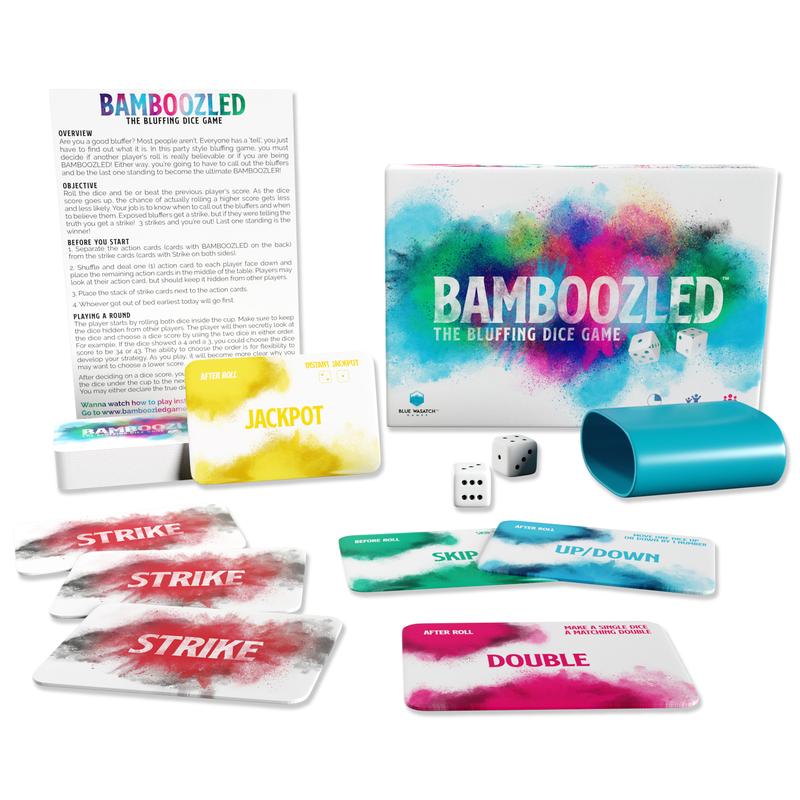 Bamboozled - A Fun Bluffing Dice & Card Game