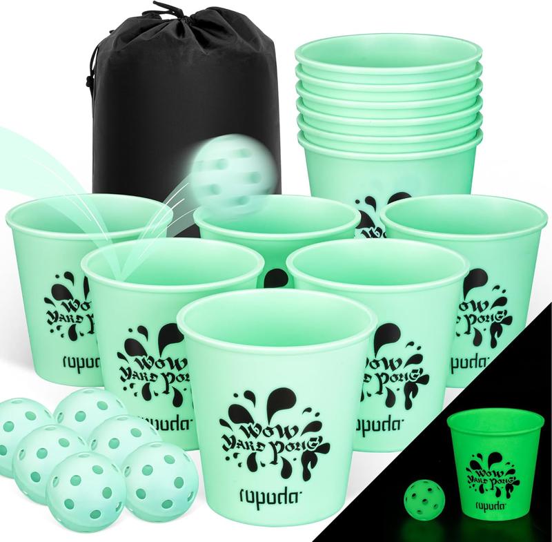 ropoda Yard Pong - Giant Yard Games Set Outdoor for The Beach, Camping, Lawn and Backyard