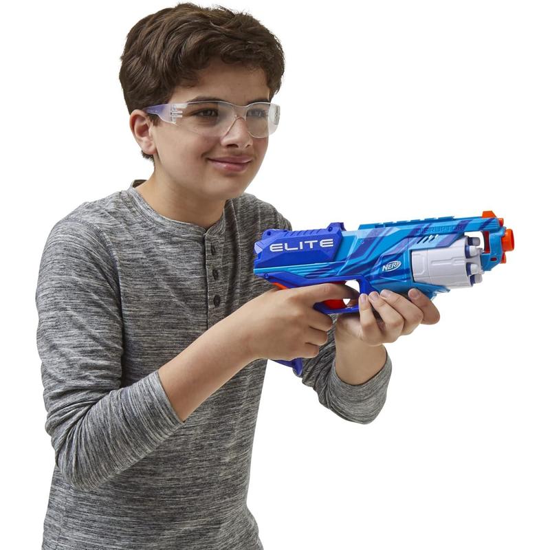 Nerf Elite Disruptor Blaster Reflex, Slam Fire, Blue ( Exclusive)