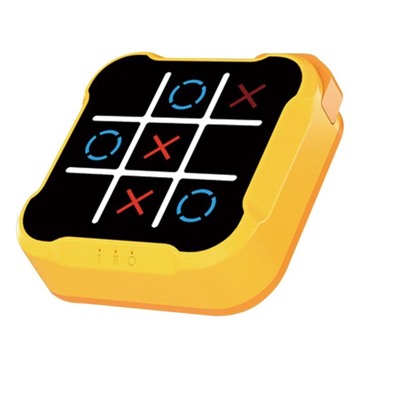 Tic Tac Toe Game, 3 in 1 Handheld Puzzle Game Console, Portable Travel Games for Car Ride, Board Games for Adults