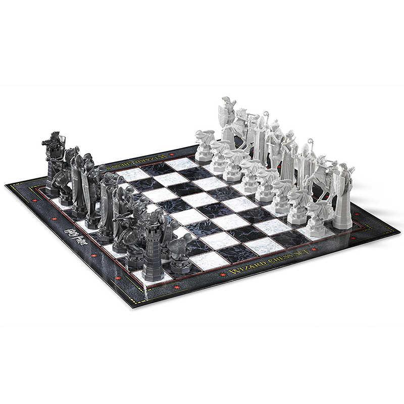 Harry Potter Wizard Chess Set, Enchanting World Chess Board, Magical Wizarding Chess Set, Collector's Gift for Harry Potter Fans, Christmas Gift