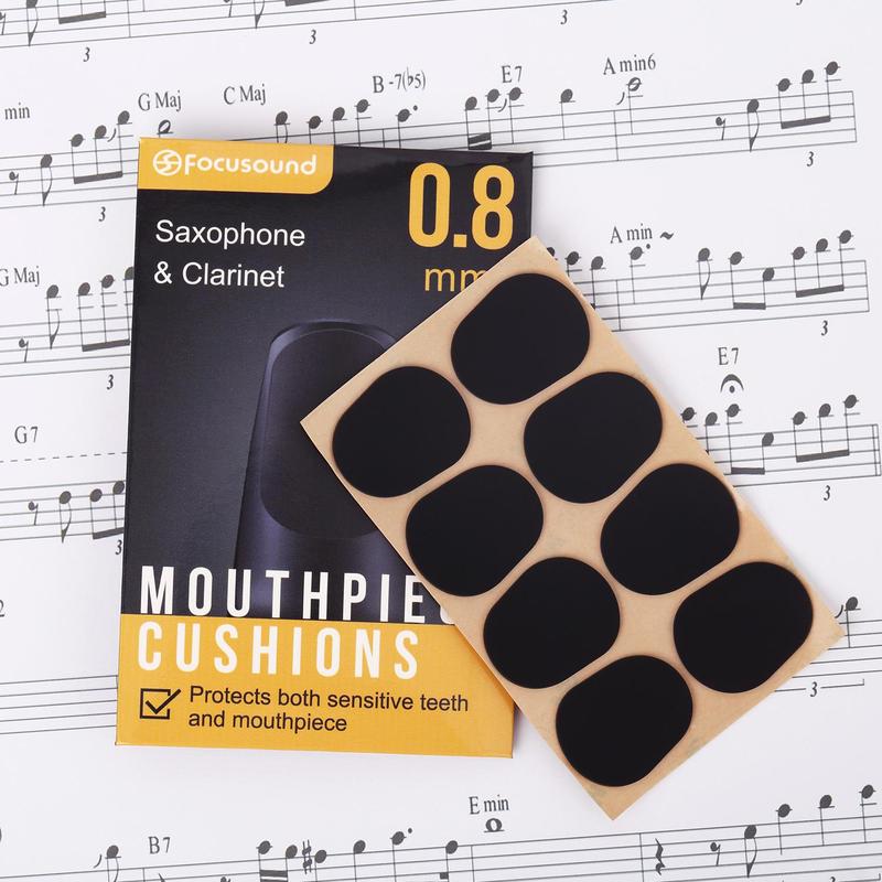 Saxophone Mouthpiece Pads, 8 Counts set 0.8mm Clarinet Pads, Musical Instruments & Accessories