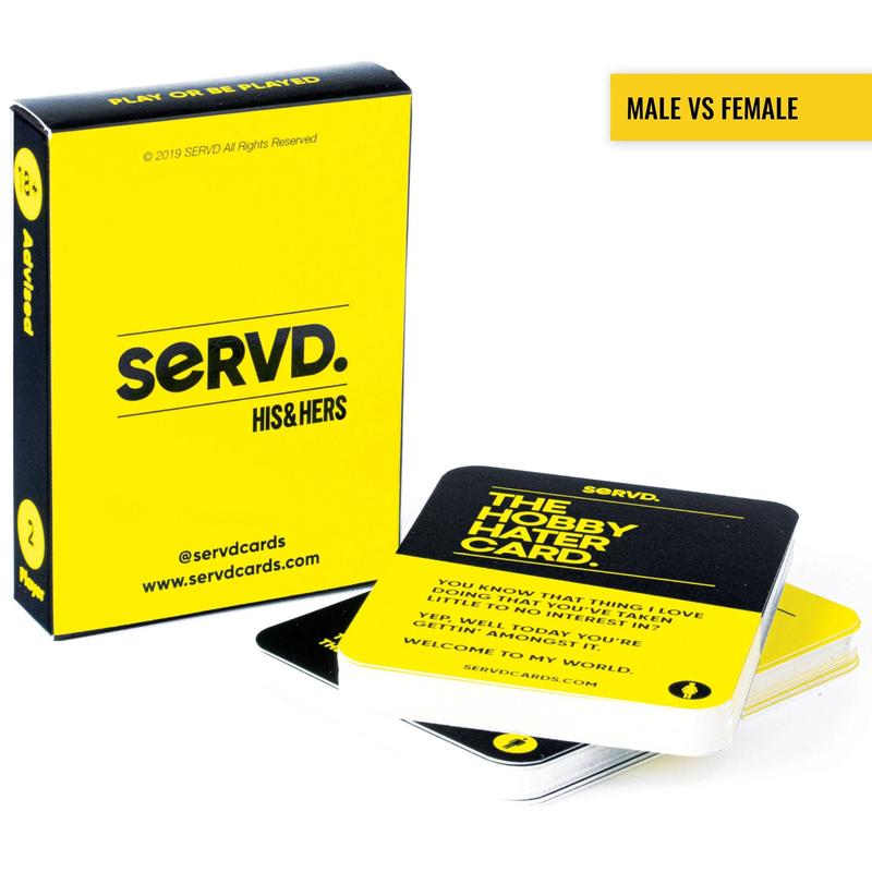 SERVD - Couples - The Hilarious Real-Life Couples Card Game Couples