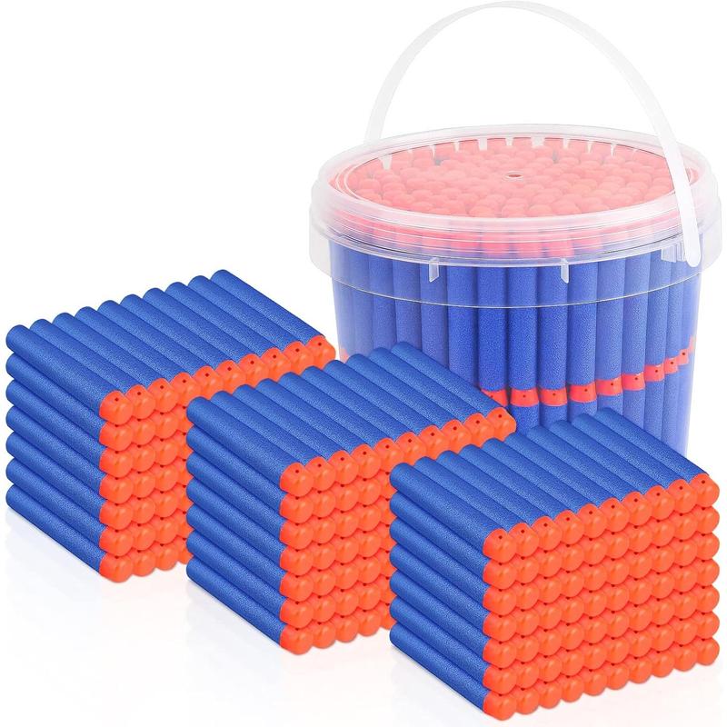 1000PCS Bullets Refill Darts Fit for Nerf N-Strike Elite Series Bulk Bullets Compatible for Nerf Party with Portable Shooting Practice Target Mesh Bag