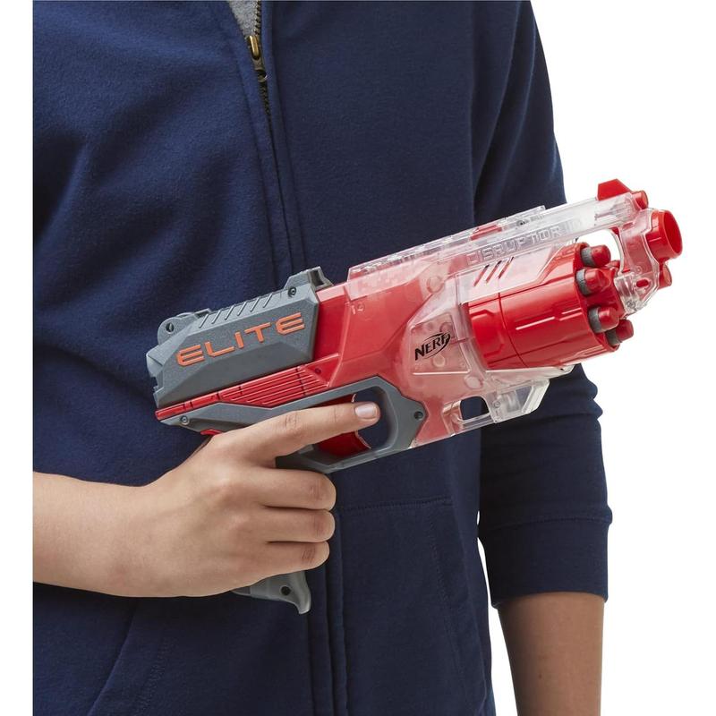 Nerf Elite Disruptor Blaster Reflex, Slam Fire, Blue ( Exclusive)