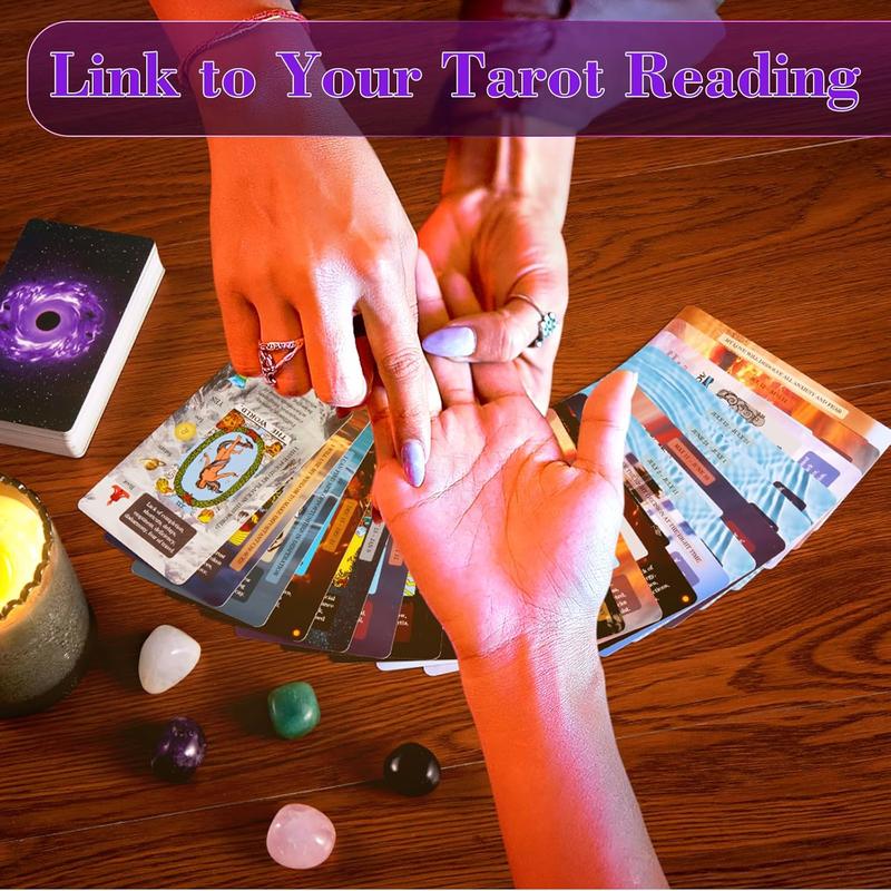 Tarot Cards for Beginners Tarot Deck with Meanings on Them Training Tarot Deck with Message for Reading Classic Learning Tarot Set