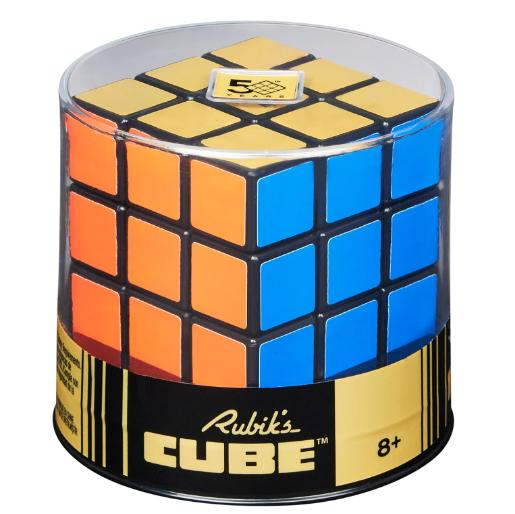 Rubik’s Cube, Special Retro 50th Anniversary Edition, Original 3x3 Color-Matching Puzzle Classic Problem-Solving Challenging Brain Teaser Fidget Toy, for Adults & Kids Ages 8+