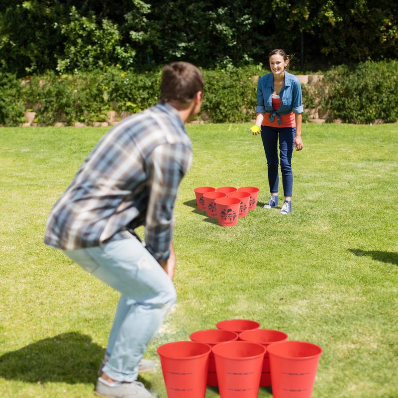 ropoda Yard Pong - Giant Yard Games Set Outdoor for The Beach, Camping, Lawn and Backyard