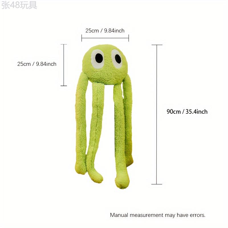 35.4-inch cute long-legged octopus doll pillow, stuffed animal comfort doll, plush toy cartoon decoration, birthday gift & holiday gift