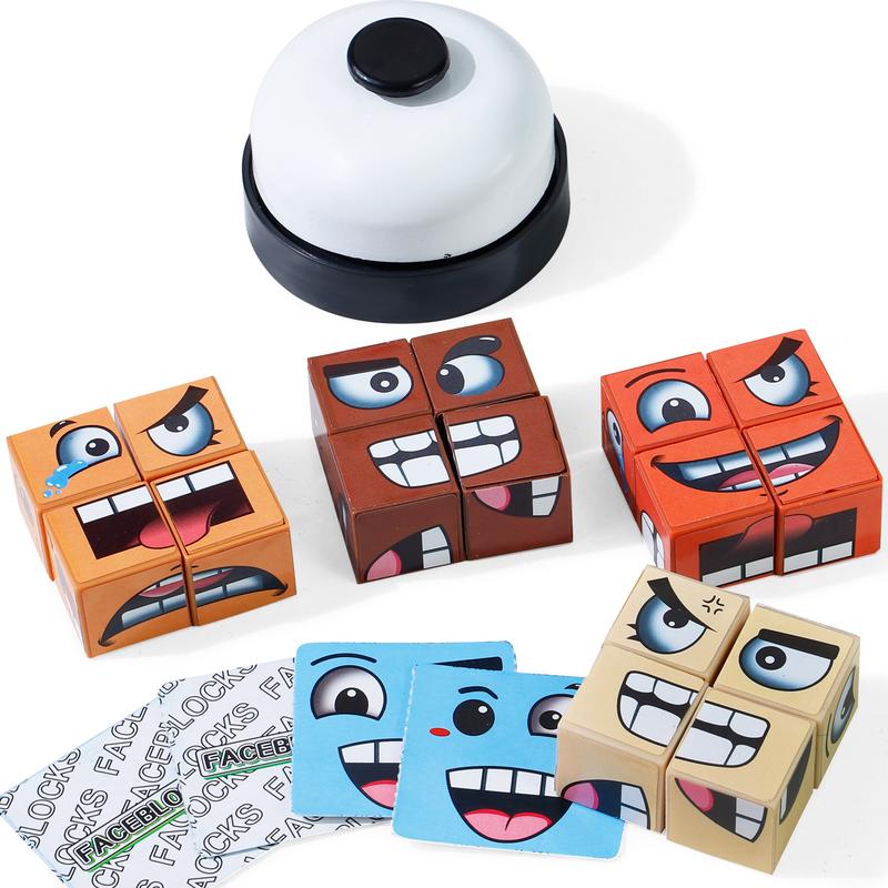 Face Changing Magic Cube Game Puzzles Toy Board Games for Kids