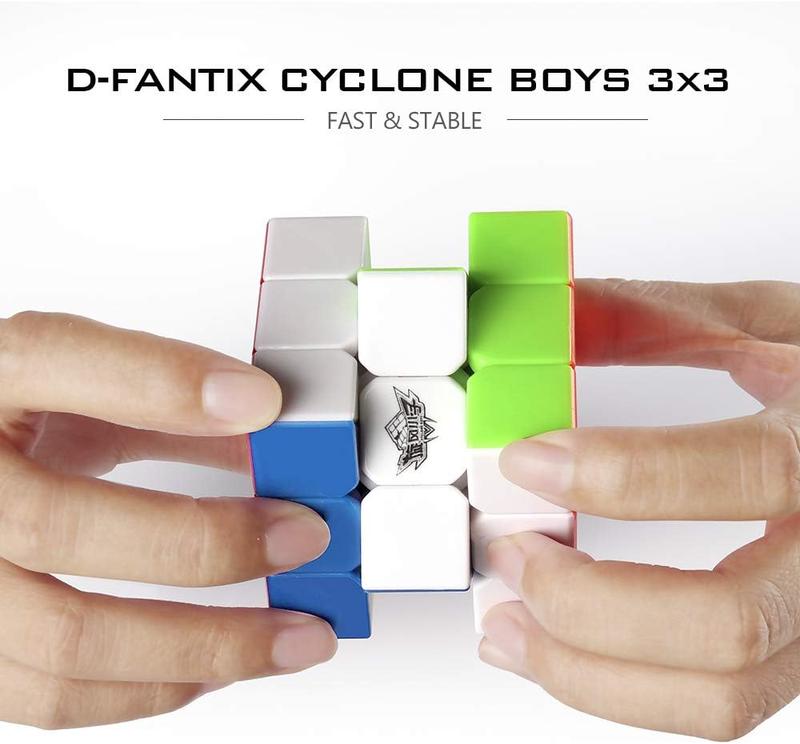 D-FantiX Cyclone Boys 3x3 Speed Cube Stickerless Magic Cube 3x3x3 Puzzles rubikscube