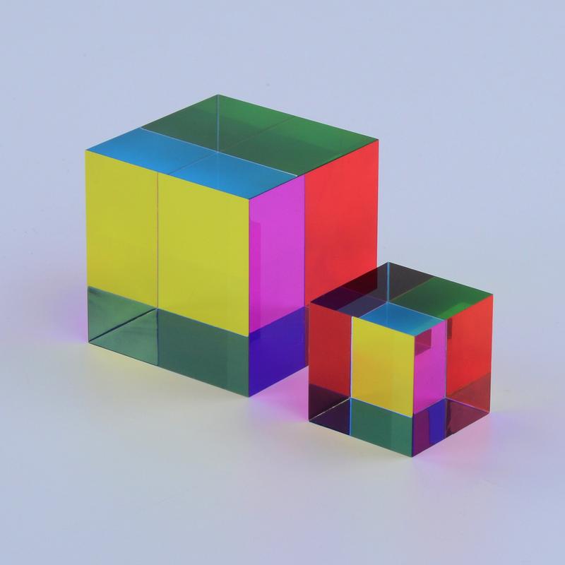 MINI CMY Cube - Cyan, Magenta & Yellow Color Mixing Cube – Interactive Sensory & Educational Sculpture