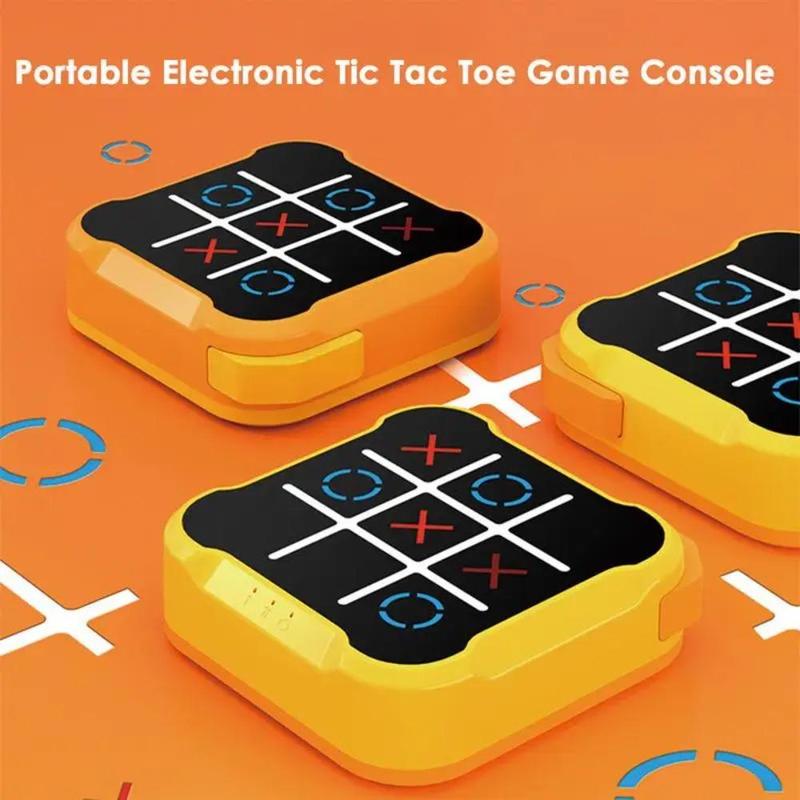 Electronic Tic-Tac-Toe Game, 1 Count Educational Chessboard, Portable Chess Board Game, Educational Chess Board for Kids & Adults