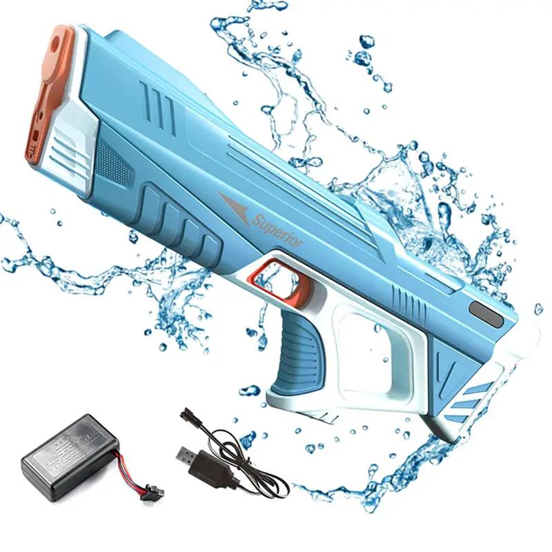 Electric Water Guns for Adults Kids 6-12, Powerful Automatic Squirt Gun, High Powered Shooting 100+ Blasts, Strongest Auto Water Blaster, Long Range 28-32 FT, Outdoor Toy Game Swimming