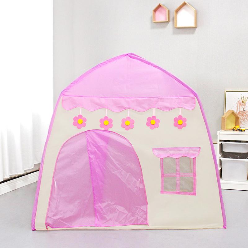 Princess tent, large playhouse for girls, children's castle play tent toy, suitable for children's indoor and outdoor games.