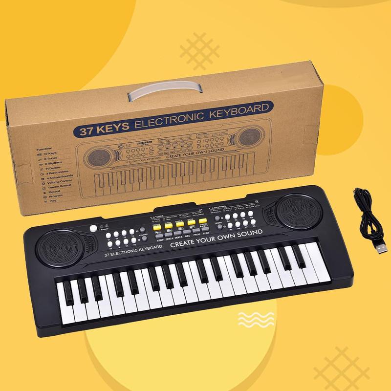 37 Keys Electric Piano Keyboard, Musical Instrument, Musical Instruments Gift, Beginner Keyboard Piano