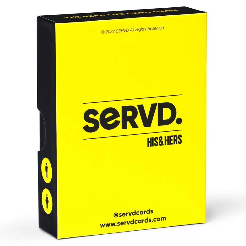 SERVD - Couples - The Hilarious Real-Life Couples Card Game Couples