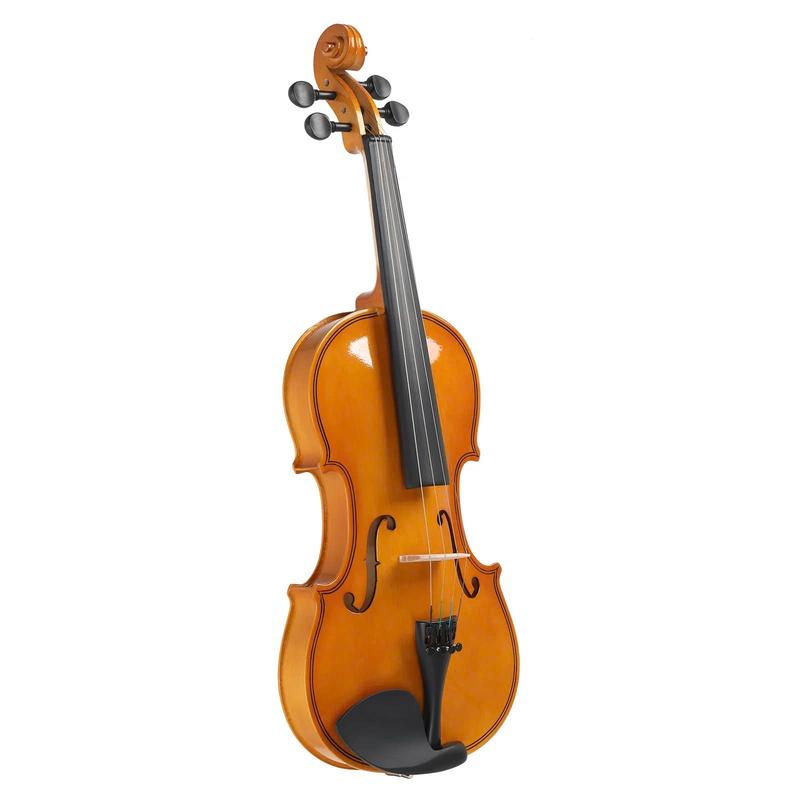 Full Size 4 4 Violin Set for Beginners & Students - Complete with Hard Case, Bow, Shoulder Rest, Rosin, Extra Strings & Mute