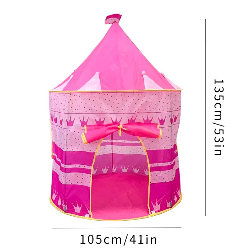 Princess tent, large playhouse for girls, children's castle play tent toy, suitable for children's indoor and outdoor games.