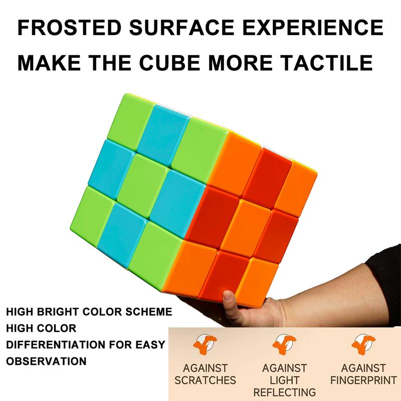 Giant Magic Cube 3x3x3 Big Cube Stickerless Super Cube 18cm Large Cube Puzzle Magic Cube Toy