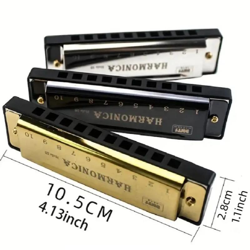 Harmonica for Beginner, 10 Hole Professional Harmonica, Musical Instrument for Beginner