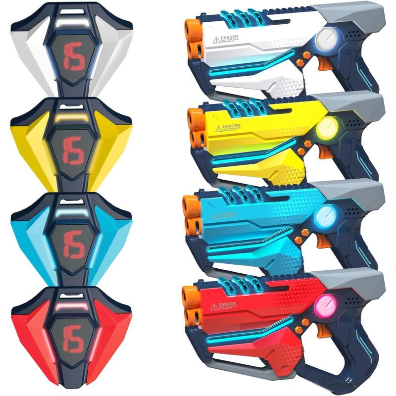 Laser Tag Set of 2, Lazer Tag Game with LED Score Display Vests for Kids,Teens & Adults, Birthday Gift Toys for Kids Ages 8 9 10 11 12+Year Old Boy & Girls