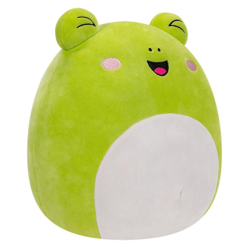 Squishmallows Plush Toy: Wyatt, Green Laughing Frog, 12-Inch, Select Series, Ultrasoft Stuffed Animal Toy, Adorable, Cozy and Comfortable