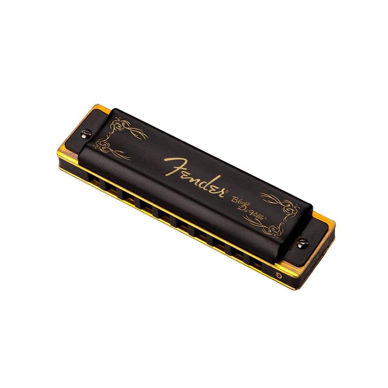 Fender Blues Deville 10 Hole Major Diatonic Harmonica, Key of C with Case