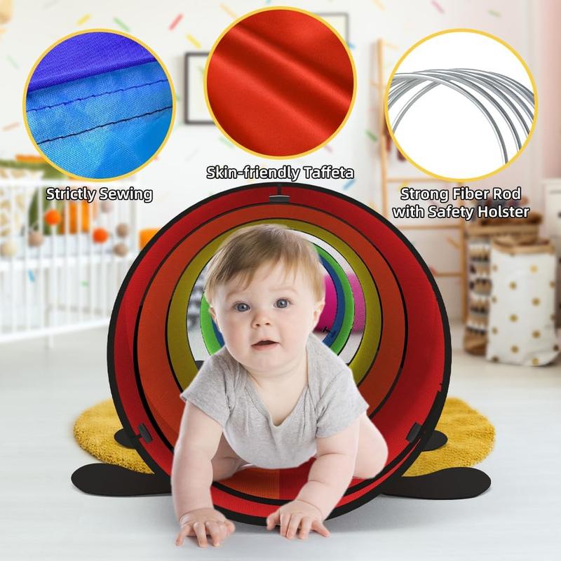 Kids Play Tunnel Toy for Toddlers & Pets - Multicolor Pop-Up Crawl Tunnel for Indoor & Outdoor Fun - Backyard Playset Gifts for Boys & Girls