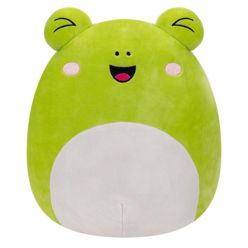 Squishmallows Plush Toy: Wyatt, Green Laughing Frog, 12-Inch, Select Series, Ultrasoft Stuffed Animal Toy, Adorable, Cozy and Comfortable