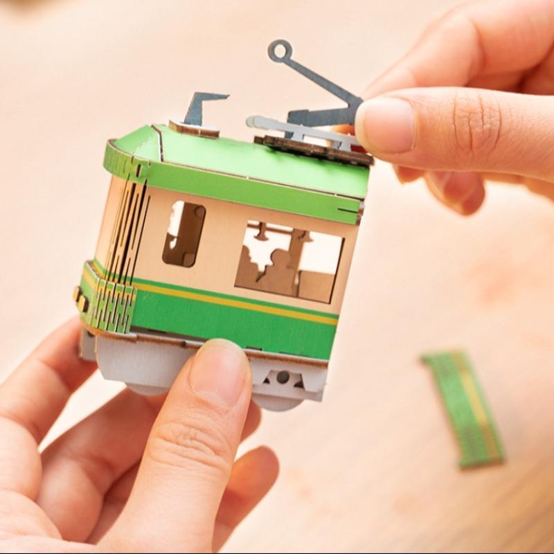 DIY Wooden DIY Miniature House Kit Kit, DIY House Decoration with Light, Educational Assembly Kit, Creative Gift for Teenager and Teenager