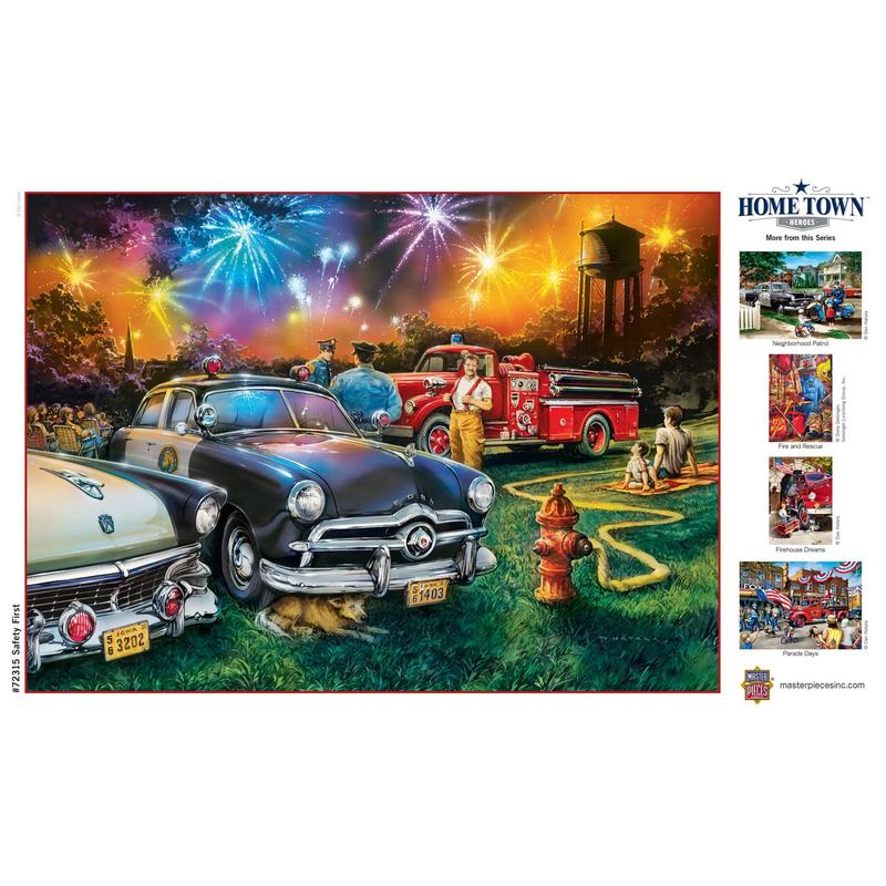 MasterPieces - Hometown Heroes - Safety First 1000 Piece Jigsaw Puzzle