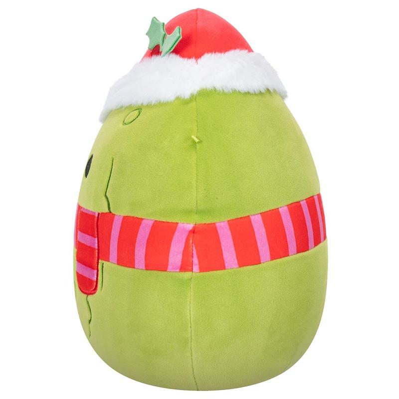 Squishmallows Salim the Christmas Pickle, 10-Inch Select Series, Ultrasoft Stuffed, The Most Collectible Plush, Perfect Holiday Gifts