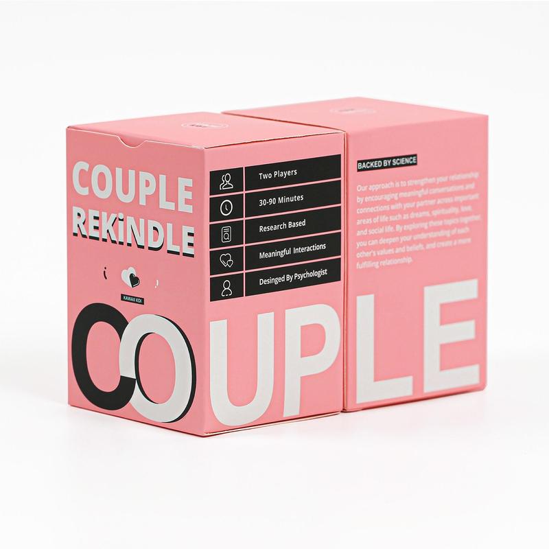 Couple Game for Date Night Reconnect, 165 Couples Conversation Cards, Perfect Anniversary Gift, Explore and Deepen Your Connection with Your Partner, Exciting and Enjoyable Games, Party Favors