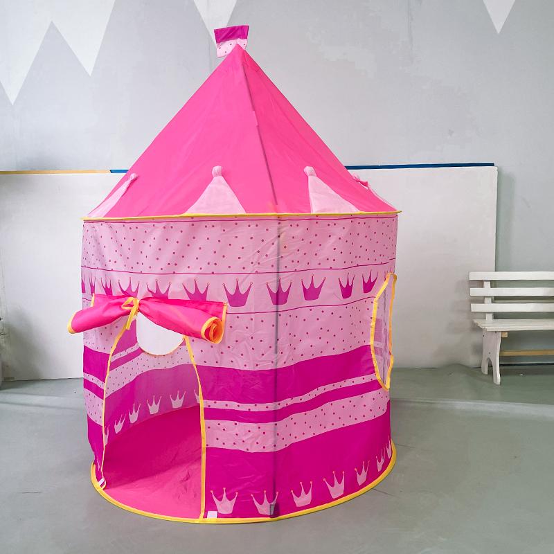 Princess tent, large playhouse for girls, children's castle play tent toy, suitable for children's indoor and outdoor games.