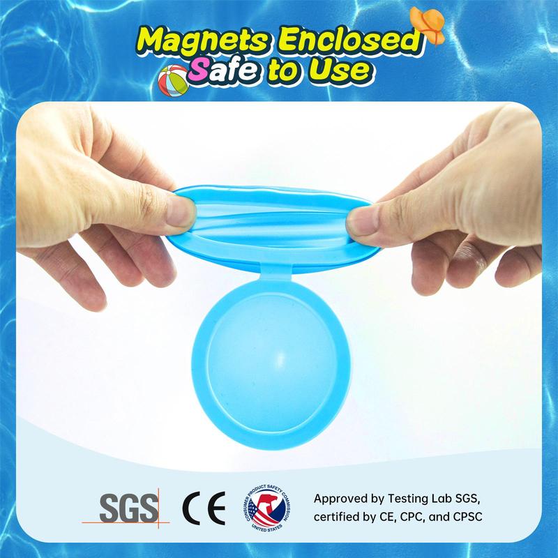 Reusable Round Silicone Water Balloon, Summer Gifts, Quick Filling Magnetic Water Bomb Balloon for Party Swimming Pool, Outdoor Water Game Toys for Teens & Adults, Summer Toys,  Kids Toys,  Toys for Kids  Beach Toys