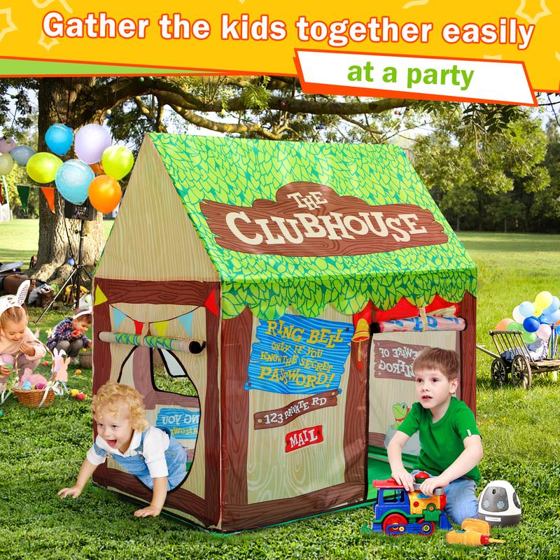 Play Tent for 4-8 Years Large Playhouse Indoor Outdoor Fun, Toy Perfect Gifts tent house