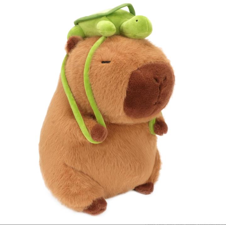 Cute Capybara Plush  Capybara Stuffed Animal Soft Capybara Plushies Toy Capybara Doll Pillow Birthday for Kids With Bag