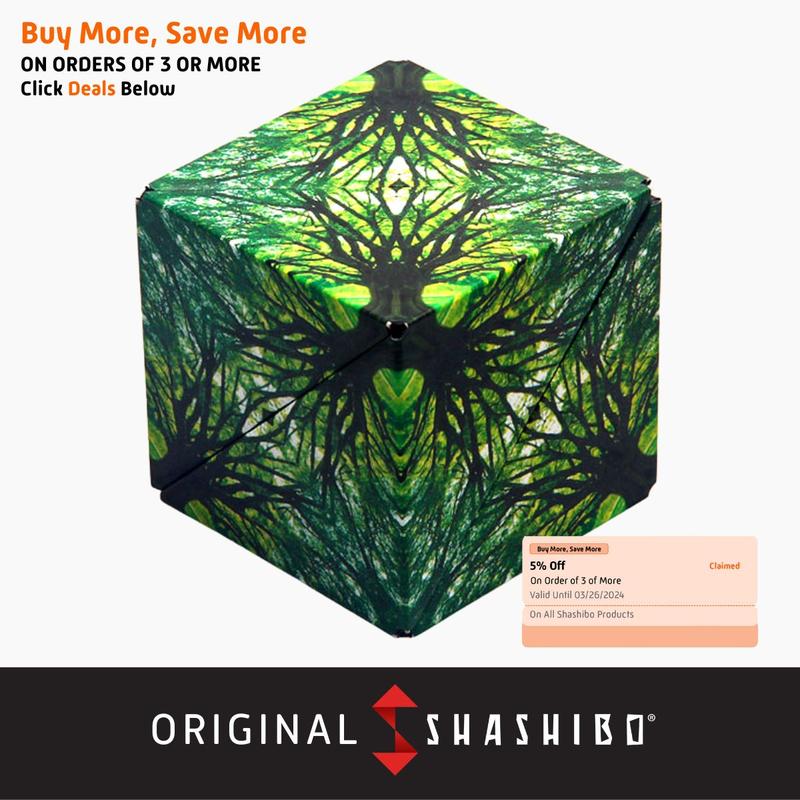 SHASHIBO Magnetic Puzzle Cubes Original Series