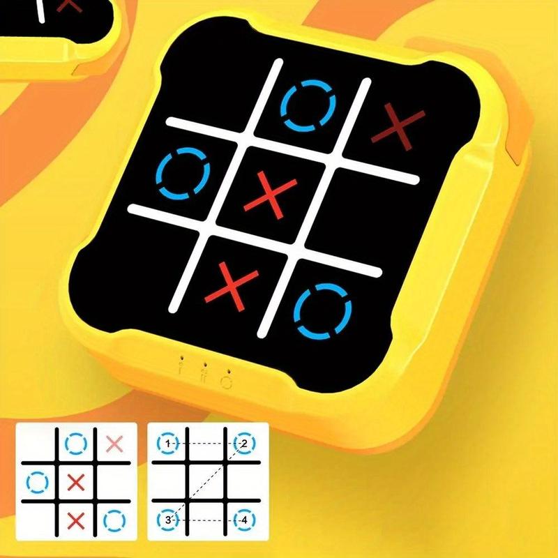 Electronic Tic-Tac-Toe Game, 1 Count Educational Chessboard, Portable Chess Board Game, Educational Chess Board for Kids & Adults