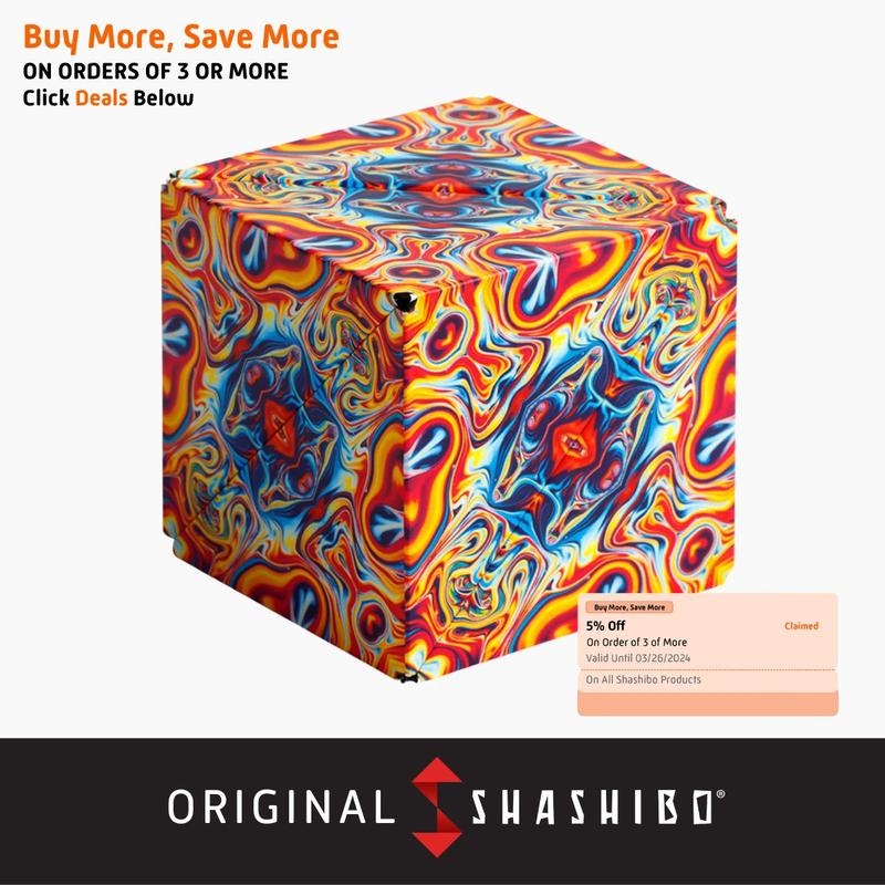 SHASHIBO Magnetic Puzzle Cubes Original Series