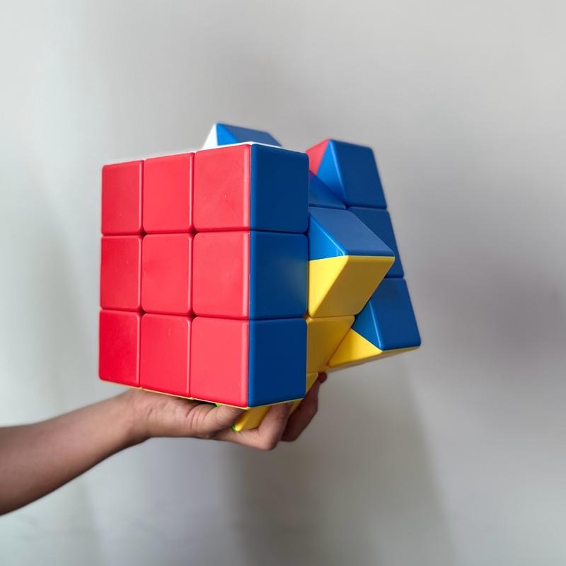 Giant Magic Cube 3x3x3 Big Cube Stickerless Super Cube 18cm Large Cube Puzzle Magic Cube Toy