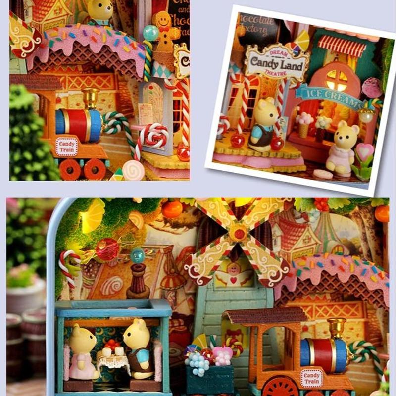 DIY Wooden DIY Miniature House Kit Kit, Miniature DIY Miniature House Kit Kit, Creative Handmade Room, Best Birthday Gift for Lovers, Adults and Teenagers